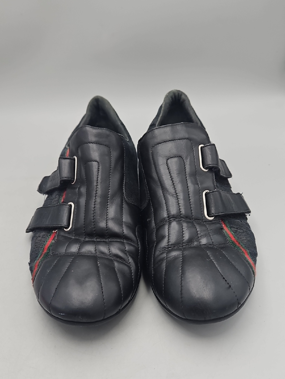 Vintage Gucci men's black leather sneakers - Picture 10 of 16